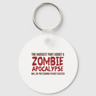 Chaveiro Engraçado Zombie Gift Shirt Apocalypse Mulheres Ad