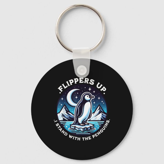 Chaveiro Engraçados, Eu Pego Pinguins. (Frente)