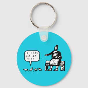 Chaveiro Engraçados são estes desenhos animados sem glút