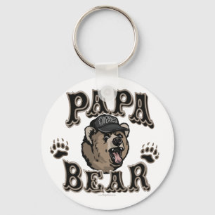 Chaveiro Engrenagem do dia dos pais do urso da papá