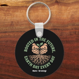 Chaveiro Enraizados no Futuro Dia da Terra Todos os Dias Su