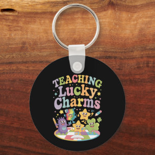 Chaveiro Ensinando Lucky Charms Professor Dia de São Patríc