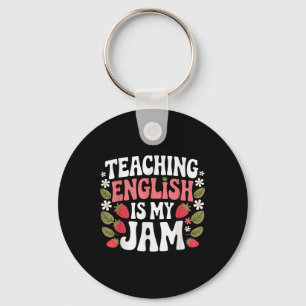 Chaveiro Ensinar Inglês É Meu Professor De Jam De Volta À E