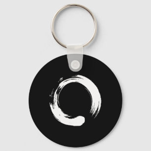 Chaveiro Enso, Zen, Círculo, Meditação Buda Japão Caligr