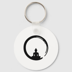 Chaveiro Enso, Zen, Círculo, Meditação Buda Japão Caligraf