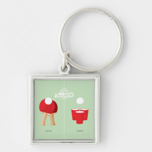 Chaveiro Então e agora: Sibilo Pong