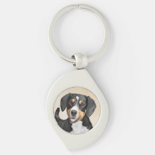 Chaveiro Entlebucher Mountain Dog Painting - Arte Original