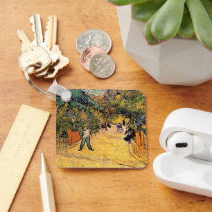 Chaveiro Entrada ao parque público por Vincent van Gogh