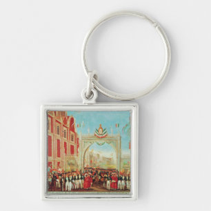 Chaveiro Entrada solene e calma do exército