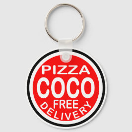 Chaveiro Entrega de Pizza Coco