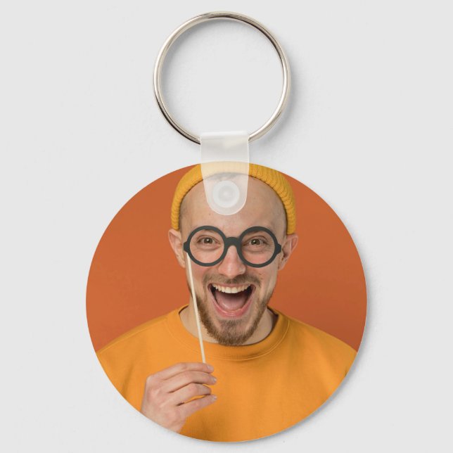 Chaveiro Envio de Selfie de Foto Divertida (Frente)