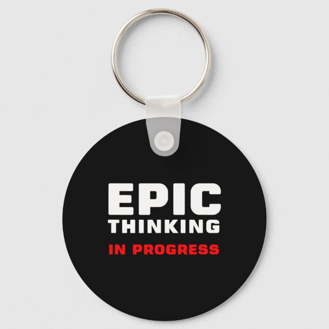 Chaveiro Epic Thinking In Progress Big Ideas Introvert Game (Frente)
