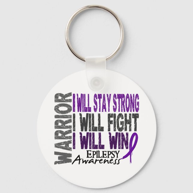 Chaveiro Epilepsy Warrior (Frente)