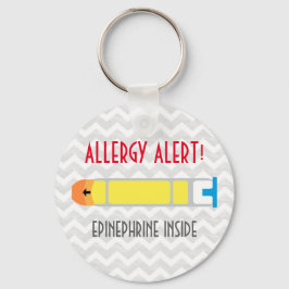 Chaveiro Epinefrina Cadeia-Chave de Alerta de Alergia