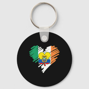 Chaveiro Equador Orgulha Rua de Bandeira Equatoriana. Dia d