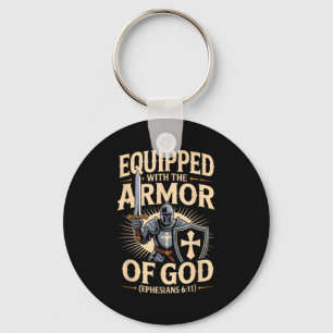 Chaveiro Equipado Com A Armadura De Deus Versículo Da Bíbli