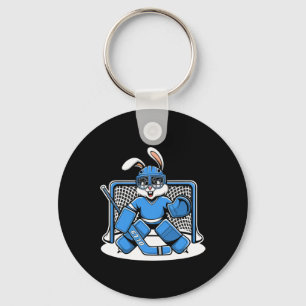 Chaveiro Equipamento de goleiro de hóquei Bunny Azul Almofa
