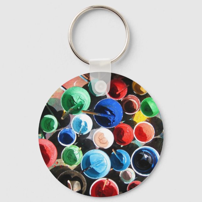 Chaveiro Equipamento de pintura tibetano (Frente)