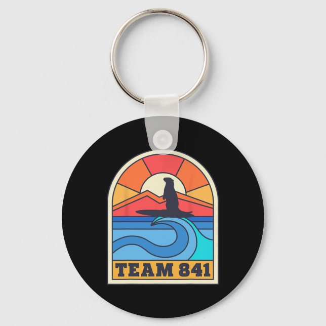 Chaveiro Equipe 841 Otter Surfando Praia da Califórnia Dive (Frente)
