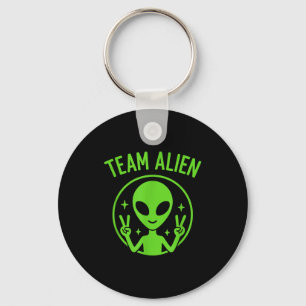 Chaveiro Equipe Alien - Extraterrestre Verde Engraçado Sina