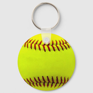 Chaveiro Equipe Amarelo Softball Personalizável