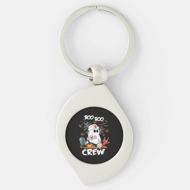Chaveiro Equipe Boo Boo Enfermeira Fantasma Halloween Assus (Frente)