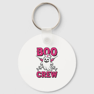 Chaveiro Equipe Boo Enfermeira Fantasma Design Vetorial Hal