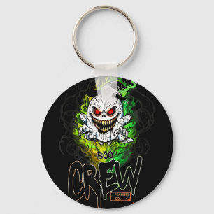 Chaveiro Equipe Boo fantasma preto halloween fantasma fanta