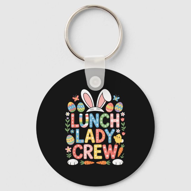 Chaveiro Equipe das Senhoras do Almoço Páscoa Cafeteria Bun (Frente)