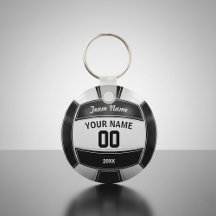 Equipe de Ano Negro e Branco do Jogador de Voleibo