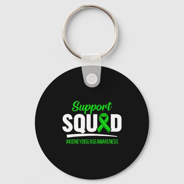 Chaveiro Equipe de apoio conscientização doença renal  (Frente)
