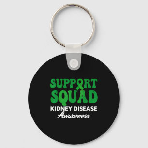Chaveiro Equipe de apoio conscientização doença renal verde