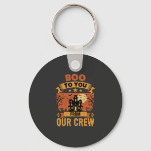 Chaveiro Equipe de Casa Assombrada de Boo To You no Hallowe