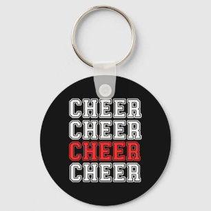 Chaveiro Equipe de Cheerleading Torcendo para Garota da Equ