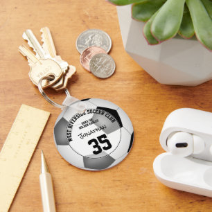 Chaveiro equipe de crianças da cinza negra colore clube de