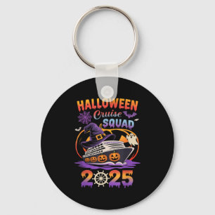 Chaveiro Equipe de Cruzeiro de Halloween 2025 Tripulação de