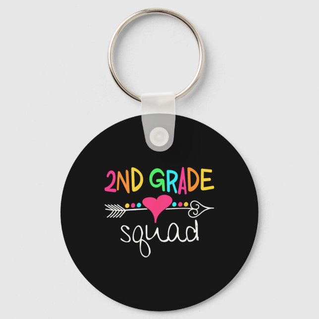 Chaveiro Equipe de Estudantes de segundo Grau Quadrado 2º (Frente)