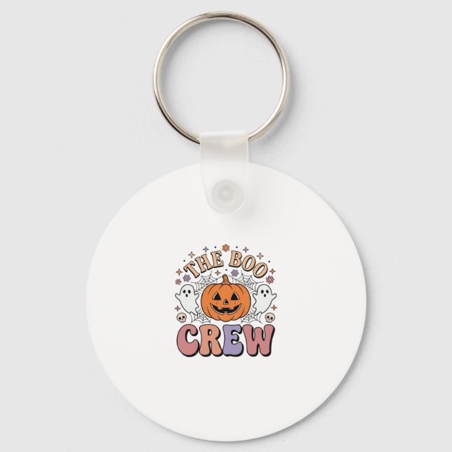 Chaveiro Equipe de Fantasmas de Halloween Fofo Assustador V (Frente)