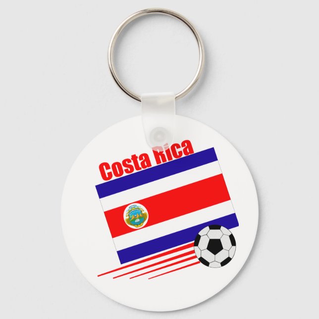 Chaveiro Equipe de futebol da Costa Rica (Frente)