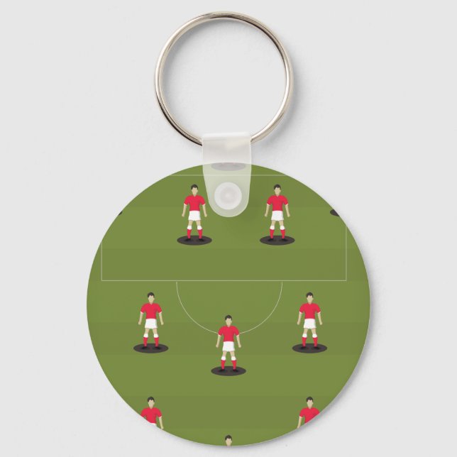Chaveiro Equipe de Futebol de Brinquedo (Frente)