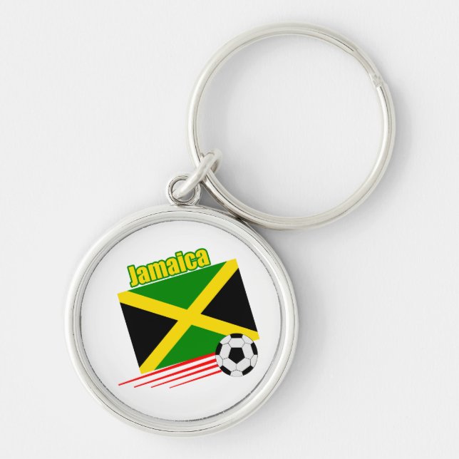 Chaveiro Equipe de futebol jamaicana (Frente)