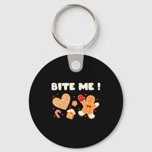 Chaveiro Equipe de Panificação de Biscoitos Bite Me Feriado