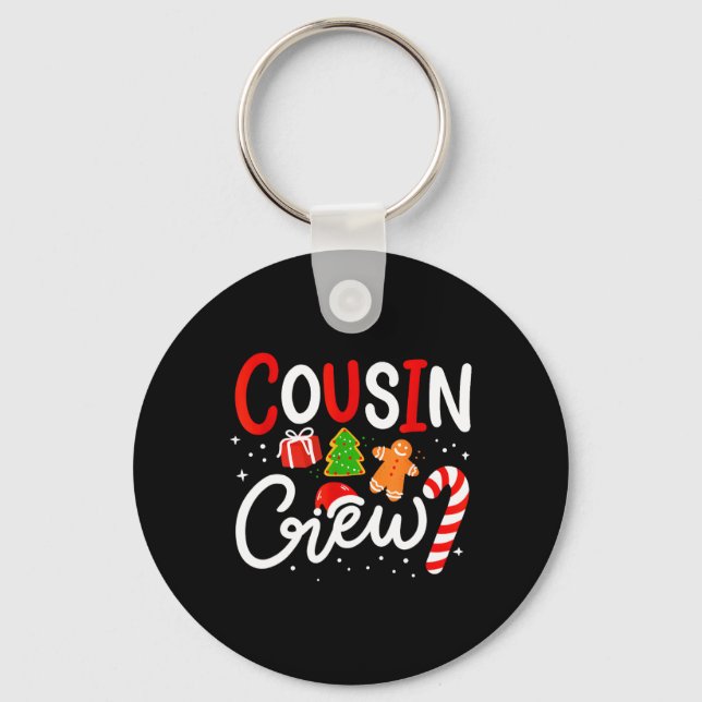 Chaveiro Equipe de Primo de Natal Chapéu de Papai Noel Dive (Frente)