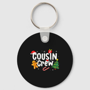 Chaveiro Equipe de Primo Retro Biscoito de Natal Família Co