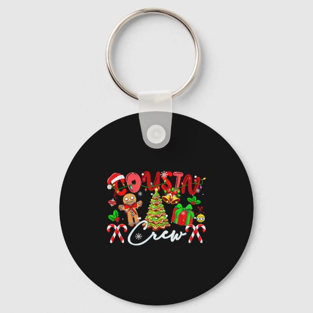 Chaveiro Equipe de Primos Árvore de Natal Biscoitos de Geng (Frente)