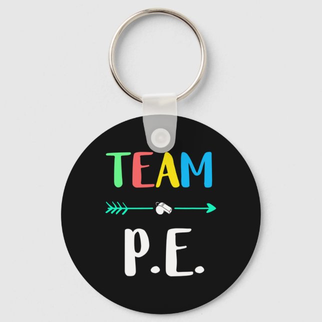 Chaveiro Equipe de professor de educação física escolar Pro (Frente)