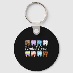Chaveiro Equipe Dentária Dente de Leopardo Feliz Páscoa