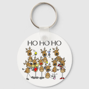 Chaveiro Equipe do camiseta e dos presentes da rena