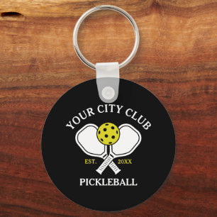 Chaveiro Equipe do Clube de Pickleball e Jogador de Pickleb
