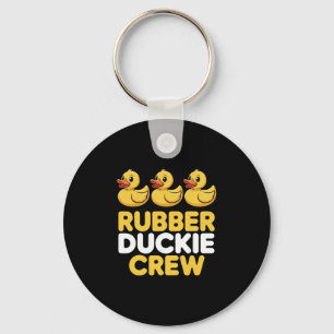Chaveiro Equipe do Patinho de Borracha Três Patos Patos Eng